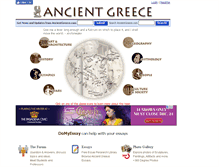 Tablet Screenshot of ancientgreece.com